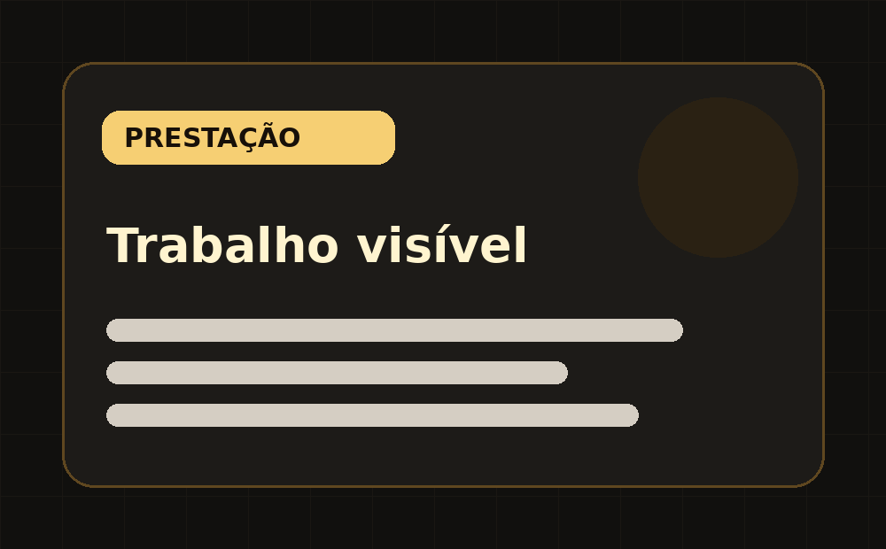 Prestação de contas
